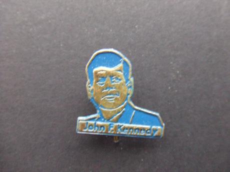 John F Kennedy president van de Verenigde Staten, blauw